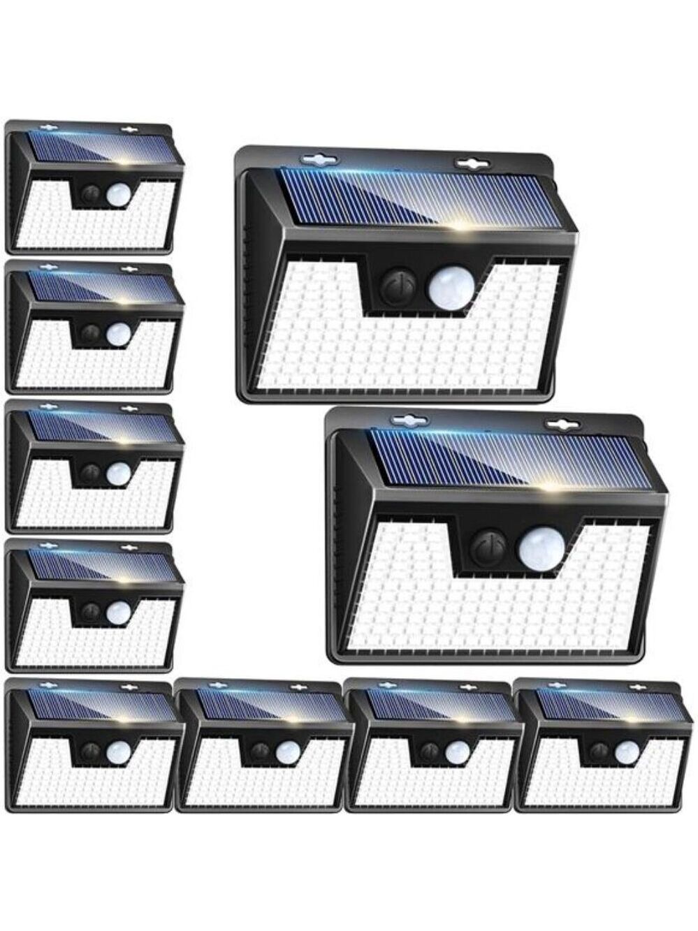 Solar Outdoor Lights Motion Sensor Waterproof LED Security Lights for Garden Yar